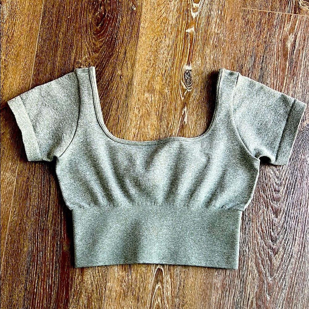 Olive Green Women's Crop Top